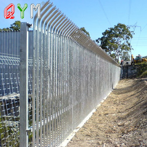 2.4m củng cố hàng rào palisade ống vuông kim loại hàng rào palisade ngoài trời - Product Image 5