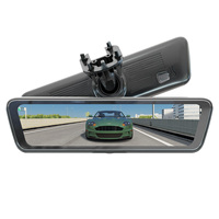 Sinjet Rearview Dash Cam Wide 1080P Caméra de voiture automatique 8.2 pouces Plein écran H8 Caméra de tableau de bord miroir pour voitures pour Aston Martin