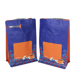 Jamaika mavi dağ kavrulmuş 250G kahve çekirdeği ambalaj çanta Zip kilit kahve paketi çanta eko PET/AL/PE çanta kahve için - Product Image 1