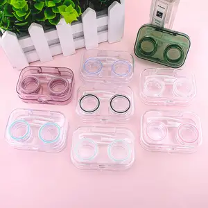 Cute Contact Lenses Case Fashion Contact Lens Kit Case Luxury with Contact Lens Accessories