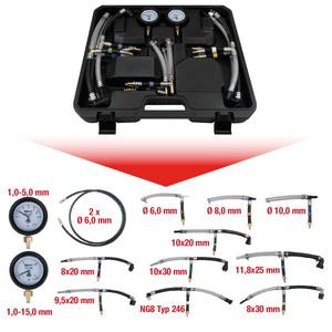 KS TOOLS - 150.1845 Kit de diagnostic basse pression carburant (14 pcs) - EAN 4042146601822 ENGINE AND TIMING SET - Product Image 4