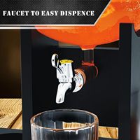 Ensemble de carafes à whisky Football avec distributeur de liqueur et refroidisseur, idéal pour Tequila, Bourbon et autres spiritueux – Cadeau original pour les fans de football