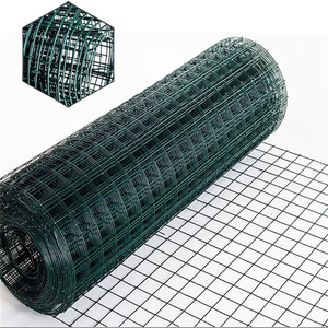 Malla de Alambre Soldada Recubierta de PVC Verde Oscuro/Verde Pasto de 1/2'' (0.6mm/0.7mm) de Venta Caliente para Construcción y Aviarios - Product Image 4