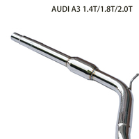 Échappement Catback haute performance pour système d'échappement Audi A3 1.4T 1.8T 2.0T Valvetronic Control