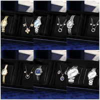 Ensemble de montres carrées étanches pour femmes, montre-bracelet à quartz en acier inoxydable de haute qualité, ensemble de bijoux, cadeaux de mode pour femmes d'affaires