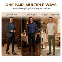 Chaussures décontractées pour hommes, légères, confortables, en cuir perforé marron, logo personnalisé OEM, fabrication directe d'usine