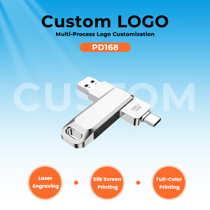 New High Speed Type-C Dual Interface USB 3.1 Flash Drive 64GB/128GB/256GB 10Gbps OTG Metal Custom Logo <strong>Business</strong> Gift 2-Year - Product Image 5