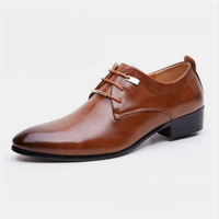 Chaussures habillées vintage pour hommes à bout pointu, grande taille, en PU vieilli, respirantes, pour affaires, bureau, chaussures tendance pour jeunes hommes
