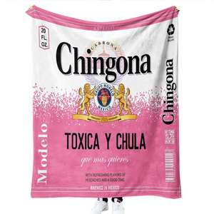 Manta de moda karol g, manta chingona tóxica, diseño Popular personalizado - Product Image 6