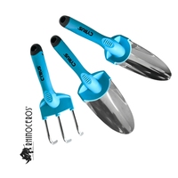 Zosi — ensemble d'outils de jardinage, 3 pièces/offre de jardin à domicile, lame en acier au carbone, traine à fourchette, planteur de fleurs