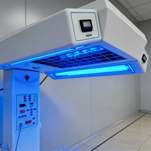 Mesa de Reanimación Neonatal, Calentador Radiante para Bebés Recién Nacidos con Unidad de Fototerapia - Product Image 4