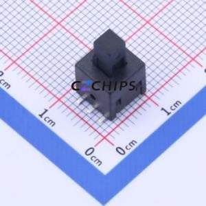 BTSA-N-S-18 Push Button Switch SMD Switch No Lock Square Button Vertical Mount 50mA - Product Image 1