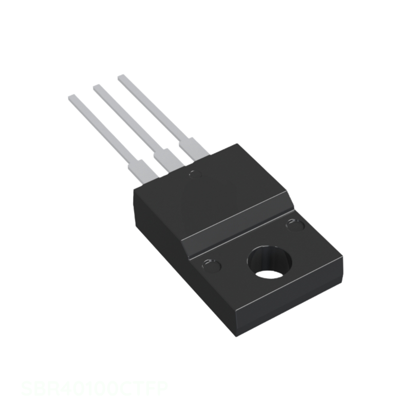 TO-220-3 Full Pack, Isolated Tab SBR40100CTFP Diode Arrays Electronics ...