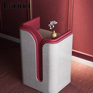 <span class=keywords><strong>De</strong></span> acrílico moderno oficina tienda del <span class=keywords><strong>hotel</strong></span> una persona <span class=keywords><strong>de</strong></span> piedra <span class=keywords><strong>de</strong></span> resina pequeño escritorio <span class=keywords><strong>de</strong></span> recepción - Product Image 1