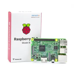Raspberry Pi 3-وحدة معالجة مركزية ، النسخة الأصلية ، نسخة E14, ذاكرة وصول عشوائي سعة 1 جيجابايت ، معالج رباعي النواة ، تردد 1.2 جيجاهرتز ، 64 بيت ، واي فاي ، وحدة معالجة مركزية ، لراسبيري