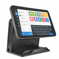 Kapasitif Dokunmatik Ekranlı POS Terminali 15.6" Hepsi Bir Arada Yazarkasa Tek Ekranlı Intel I3 8GB 128GB SSD Windows Wi-Fi 6 Siyah
