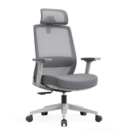 Chaise de bureau ergonomique moderne en maille, réglable en hauteur et pivotante, pour la maison, le bureau, l'école, l'hôpital