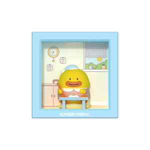 ICARERFAMILYスモールナイトライトラグジュアリースタイル漫画ミニかわいいナイトライトLEDムードランプ睡眠モーションセンサーナイトライト用 - Product Image 1