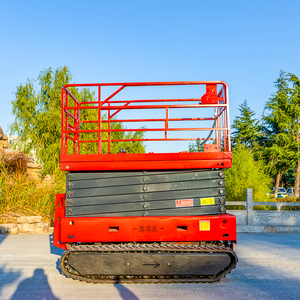 El mejor precio Hengwang 4KW 6m Plataforma elevadora de tijera eléctrica Mesa elevadora Industrial Elevada Tareas de construcción interior 3 años - Product Image 2