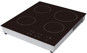 Table de cuisson à induction 4 brûleurs à commande tactile, plaque chauffante multifonctionnelle en céramique infrarouge, support OEM pour cuisson multifonctionnelle - Product Image 3