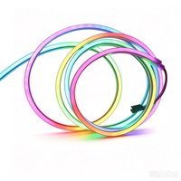Lampu LED Strip ARGB AURA SYNC 5V 3Pin ABS Soft Light Bar, Efek Aliran RGB yang Dapat Diatur, USB, untuk Casing PC Gaming dan Pencahayaan Desktop