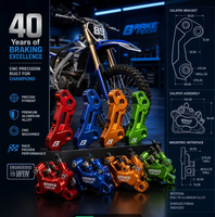 Support d'étrier de frein CNC pour moto, levier de frein et d'embrayage en aluminium 6061/7075, sur mesure selon plans OEM
