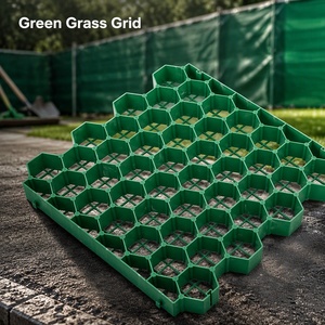 Grille de stabilisation de gazon <span class=keywords><strong>en</strong></span> HDPE écologique anti-pression pour allées <span class=keywords><strong>d</strong></span>'accès <span class=keywords><strong>en</strong></span> cas <span class=keywords><strong>d</strong></span>'incendie et passages <span class=keywords><strong>d</strong></span>'urgence, idéale pour la construction verte - Product Image 1