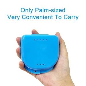 Boîte de rangement pour appareil <span class=keywords><strong>dentaire</strong></span> AIC, protège-dents, protège-dents en plastique/nitrile, boîte de rangement pour prothèses dentaires pour l'hygiène buccale, nettoyage polyvalent - Product Image 5