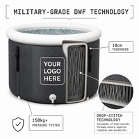 Baignoire à glace portable professionnelle pour la cryothérapie, 4 formes disponibles, certifiée CE REACH pour la récupération musculaire