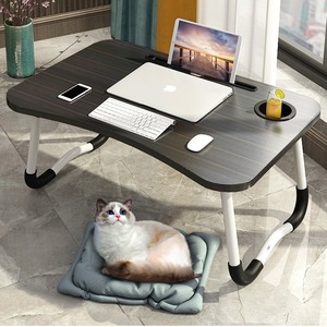 Foldable Wood Dormitory <b>Study</b> <b>Desk</b> Eco-Friendly Stackable Small Bed <b>Desk</b> for Lazy Persons - Product Image 5