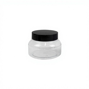 8oz 150g 200g 250g Face <b>Hand</b> Hair Skin Care Lotions Lip <b>Scrub</b> PET Plastic Cosmetic Containers Screw Cap Cream Jars - Product Image 3