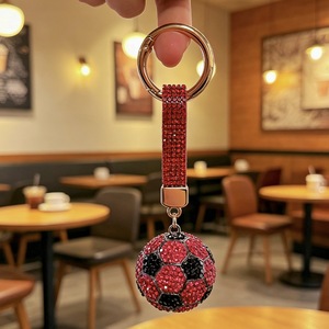 Porte-clés 3D personnalisé en plastique et métal, porte-clés par sublimation, porte-clés ballon de football, breloques porte-clés, porte-clés ballon de sport - Product Image 2