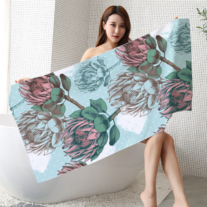 Carrée Concepteur D'impression Numérique <span class=keywords><strong>De</strong></span> Forme Personnalisée Serviettes <span class=keywords><strong>de</strong></span> <span class=keywords><strong>Plage</strong></span> <span class=keywords><strong>de</strong></span> Yoga Imprimé <span class=keywords><strong>Plage</strong></span> Serviette <span class=keywords><strong>De</strong></span> Bain - Product Image 2