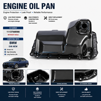 حوض زيت المحرك الأقصى حجماً لسيارات BMW E46 جديد أصلي 11137568566 بدون فتحات، تم اختباره ضد التسرب بدقة، قطعة مطابقة تمامًا لحماية المحرك