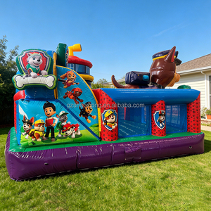 Château gonflable commercial pour enfants et tout-petits, château gonflable avec toboggan et <span class=keywords><strong>piscine</strong></span> à balles, maison de rebond gonflable avec souffleur - Product Image 3