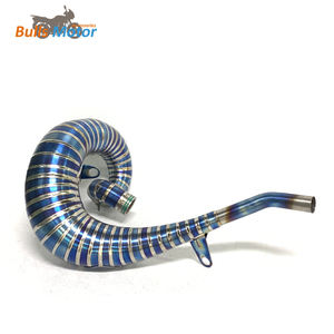 Collecteur d'échappement pour <span class=keywords><strong>GASGAS</strong></span>/HUSQVARNA/KTM 300 Tuyau d'échappement en alliage de titane Plus de soudure Tuyau d'échappement avant universel 2023-2024 - Product Image 4