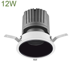 OEM/ODM Aluminio 12W COB LED Spot Light Ajustable Comercial Downlight Spot Techo con Auto Ra97 Precio de fábrica - Product Image 3