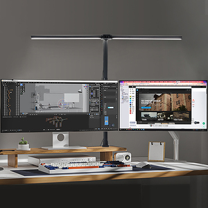 Smart Remote <strong>Control</strong> Office Design Gooseneck LED Desk Lamp <strong>Double</strong> Head Table Lamp - Product Image 2