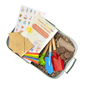 La valise du petit <span class=keywords><strong>jardinier</strong></span> Outils de jardinage pour enfants Cadeaux d'aménagement paysager pour enfants Anniversaire Herb Intérieur - Product Image 1