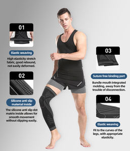 Rodillera Aofit para Gimnasio y Deportes, Soporte Completo para Pierna y Rodilla, Manga de Compresión Diaria para Máxima Alivio <span class=keywords><strong>del</strong></span> <span class=keywords><strong>Dolor</strong></span> de Rodilla - Product Image 2