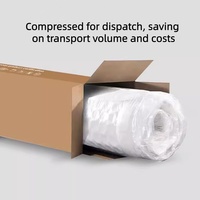 Modernes Cord-Vakuum-Komprimiertes Modulares Schlafsofa Stoffbezogenes Ecksofa-Set für Apartments Knochenloses Sofa