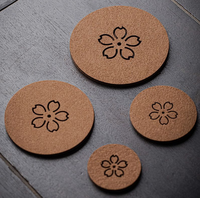 Sous-verre rond en feutre pour gobelet à café, absorbant, antidérapant, écologique, personnalisable en couleur et en taille, design moderne, prix bas