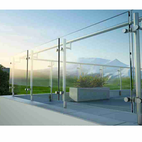 Marches en verre trempé stratifié antidérapant structurel 10,76 mm 12,76 mm Verre de sécurité renforcé PVB transparent pour escalier en colimaçon