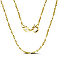 Collier en argent sterling 925 en gros, chaîne torsadée italienne en vrac, chaîne en corde de Singapour 18 carats, bijoux de mode pour mariage de femmes