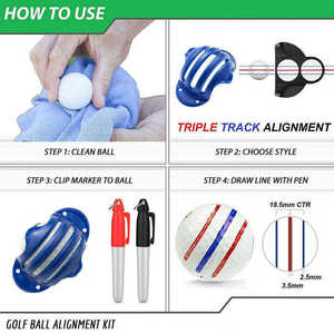 ลดราคา! ปากกาและที่ทำเครื่องหมายลูกกอล์ฟแบบกำหนดเอง ดีไซน์ใหม่ - Product Image 5