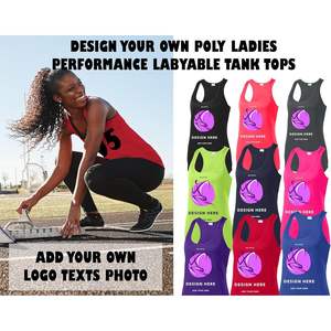 เสื้อกล้ามผ้าซาตินลายพิมพ์โลโก้ของผู้หญิงเสื้อระบายอากาศขนาดหนึ่ง Lst356ลายสัตว์และประสิทธิภาพการวางได้ - Product Image 5