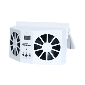 Refroidisseur solaire pour voiture, double ventilateur, circulateur d'air pour le refroidissement de l'intérieur du véhicule, avec affichage numérique et interrupteurs marche/arrêt - Product Image 3