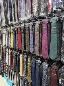 Corbata de Seda a Rayas con Estampado por Transferencia Térmica, Accesorio Masculino Tejido para Oficina, Bodas y Uso Diario, Samet Arpaci Clásico de Estambul - Product Image 4