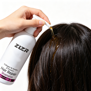 Shampooing et après-shampoing réparateurs pour extensions capillaires à l'huile d'olive et de coco, marque privée personnalisée du fabricant, hydratant à l'huile d'argan, sans sulfate - Product Image 5