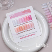 Lehchis 30g Nouveau Gel Constructeur UV à Paillettes Auto-nivelant, Gel Poly Acrylique Scintillant pour Kit de Vernis à Ongles en Gel